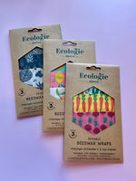 Ecologie Beeswax Food Storage Veggies Print Set of 3