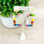 Sunshine Tienda Rainbow Colorblock Earring