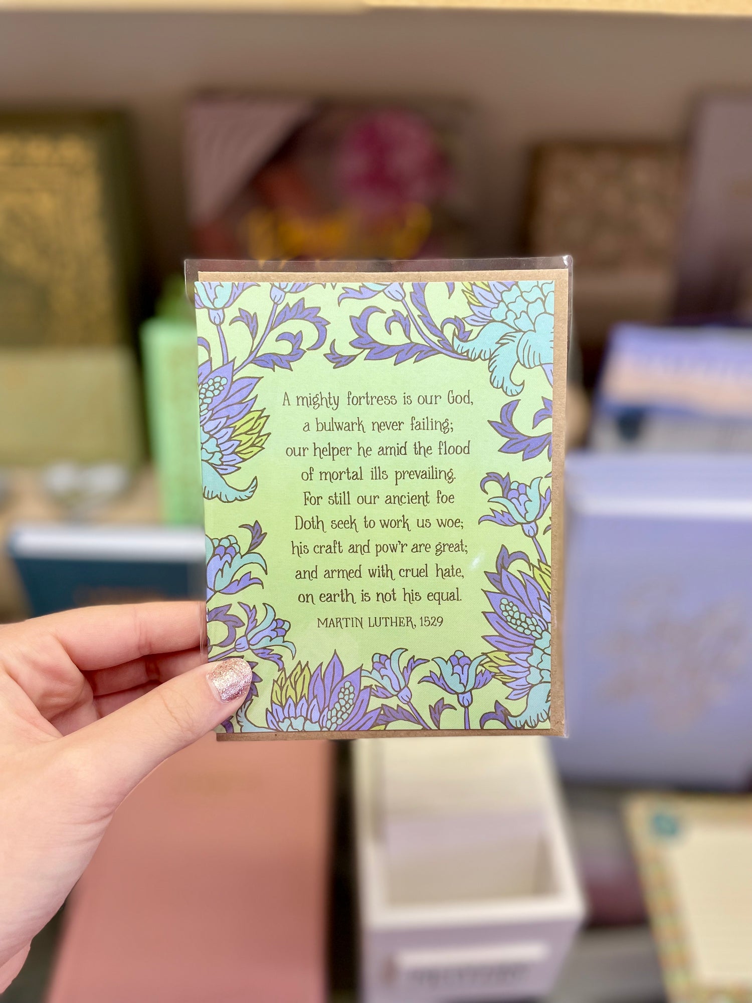 A Mighty Fortress  Greeting Card