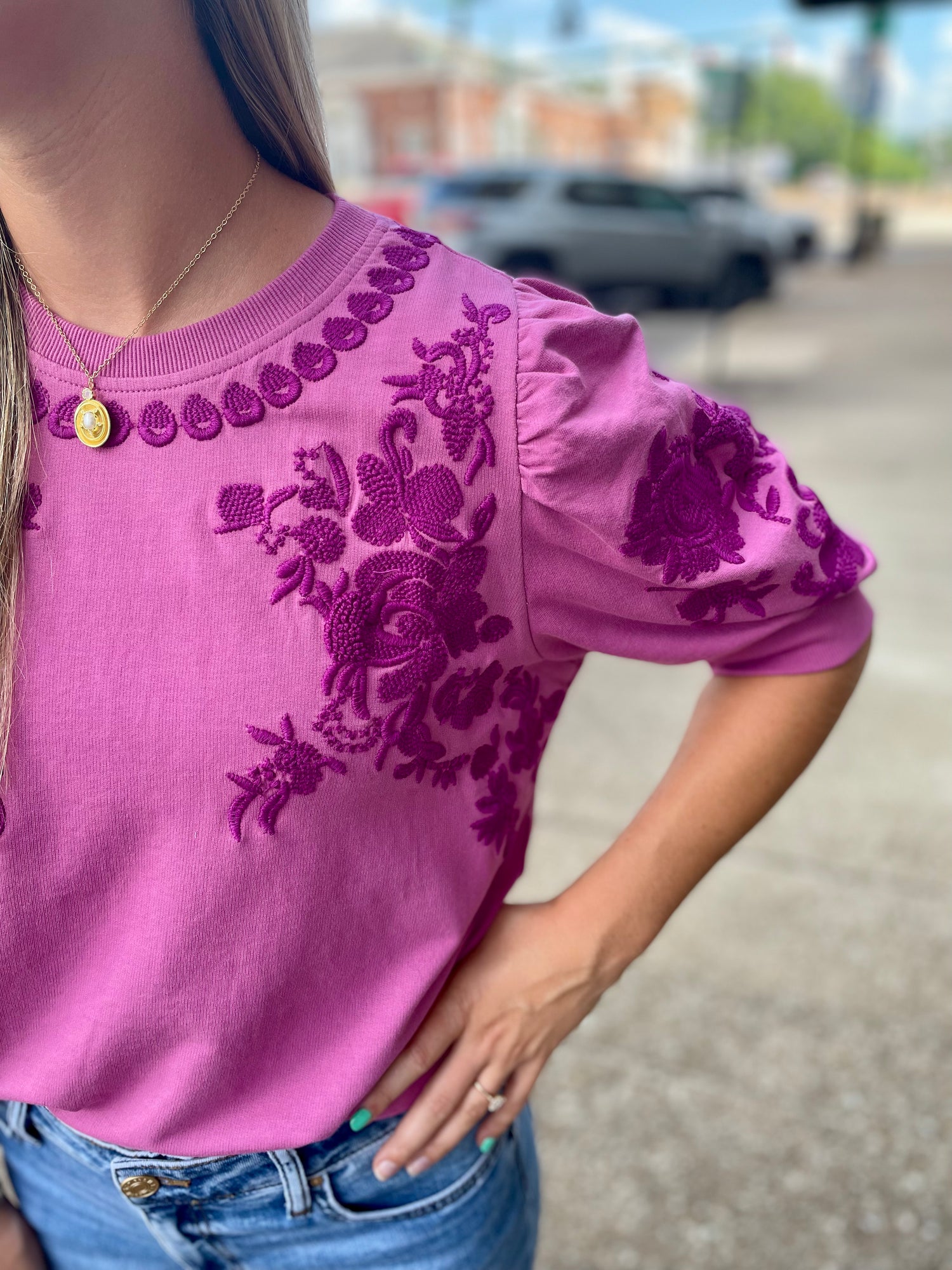 Trails of Flowers Top