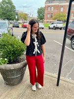 Bowed to Perfection Top