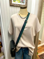 Smooth Like Butter Rib Tunic SS