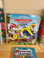 Construction Square Coloring Book