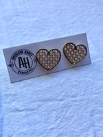 Dazzle Heart Shaped Studs