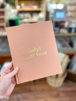 Baby's First Year Dusty Rose Memory Book & Photo Album