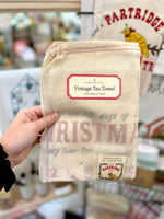 The 12 Days of Christmas Cavallini Tea Towel