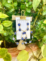 Elyssa Bass Large Open Statement Teardrop Earring