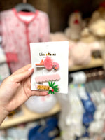 Tropical Trio Flamingo Clips Lilies & Roses NY