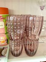 Tumbler White Dot Purple Portofino