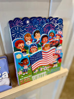 It's Time for Red, White, and Blue Board Book