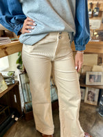 Meg High Rise Wide Leg with Welt Pockets