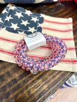 Stars and Stripes Large Hair Ties Teleties