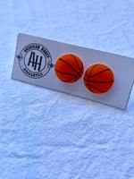 Sport Ball Glitter Stud Earring