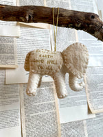 Ornament Felt Elephant