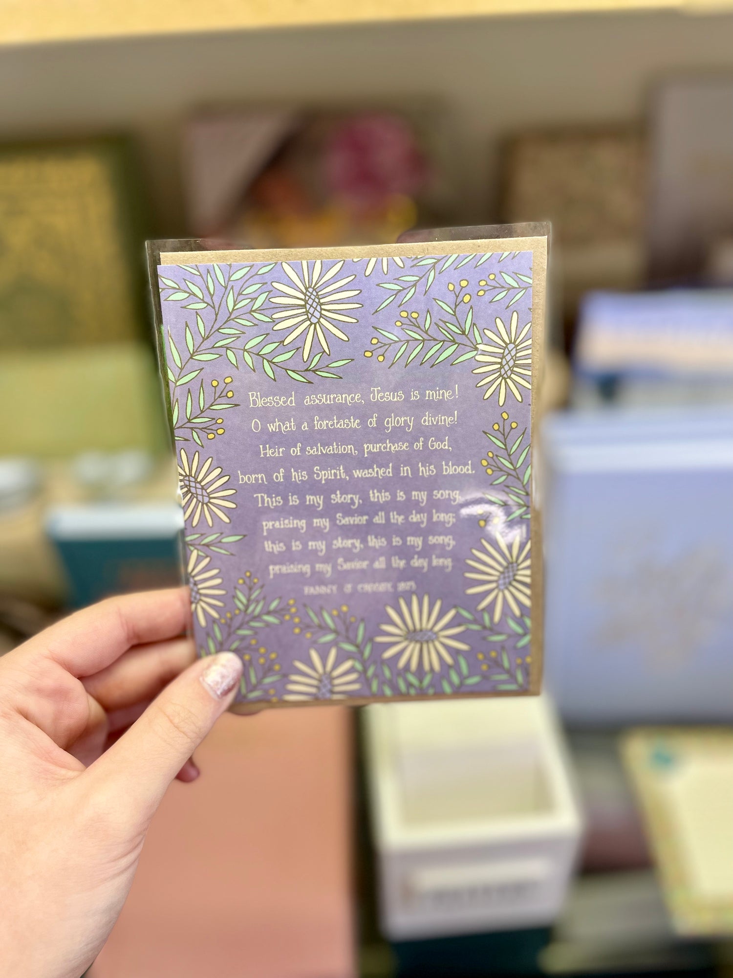 Blessed Assurance Greeting Card