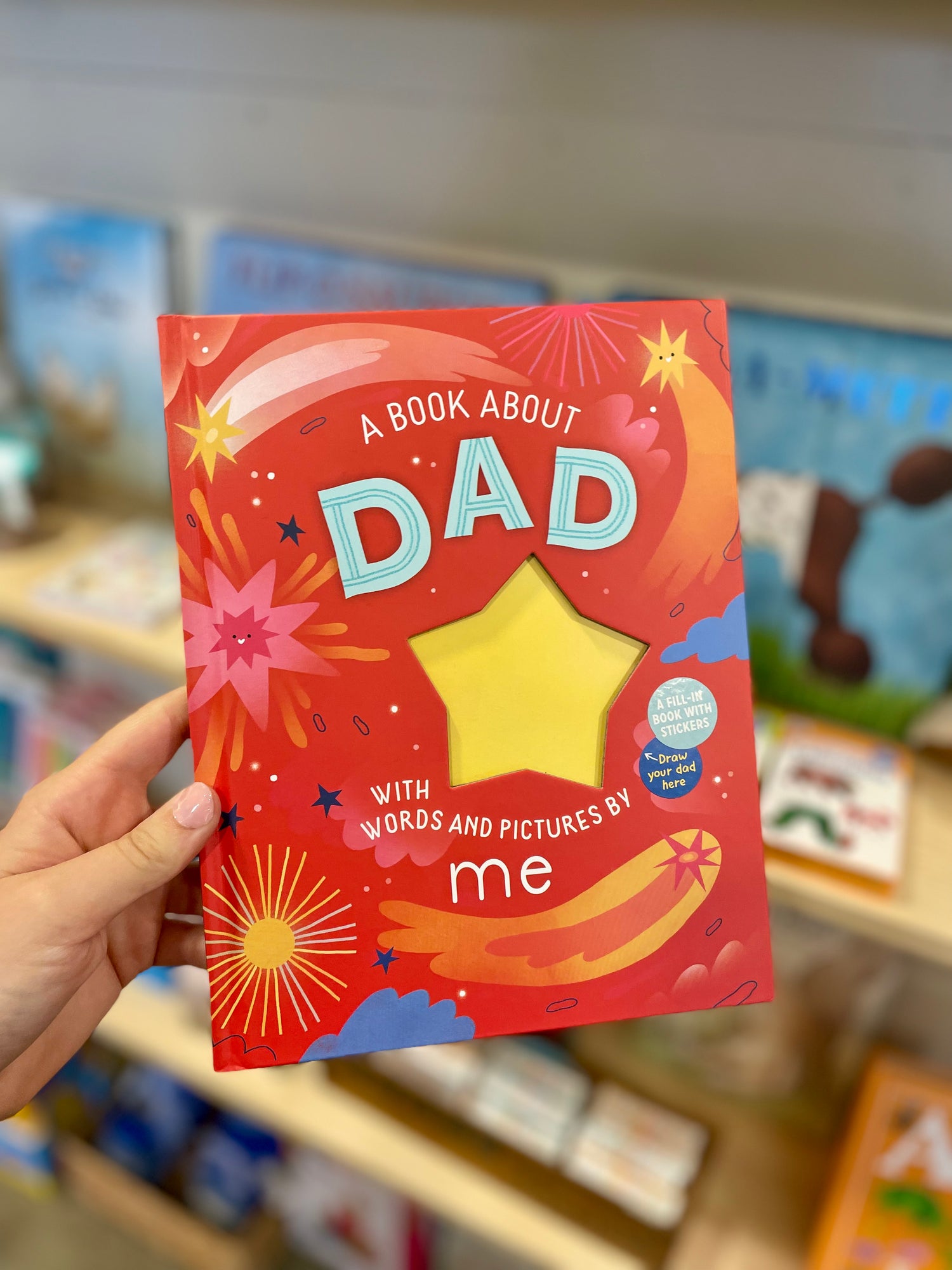 A Book About Dad with Words and Pictures By Me