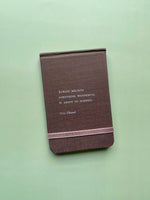 Coco Chanel Fabric Notebook