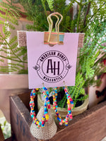 Colorful Twisted Hoops