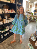 Medallion Embroidered Dress