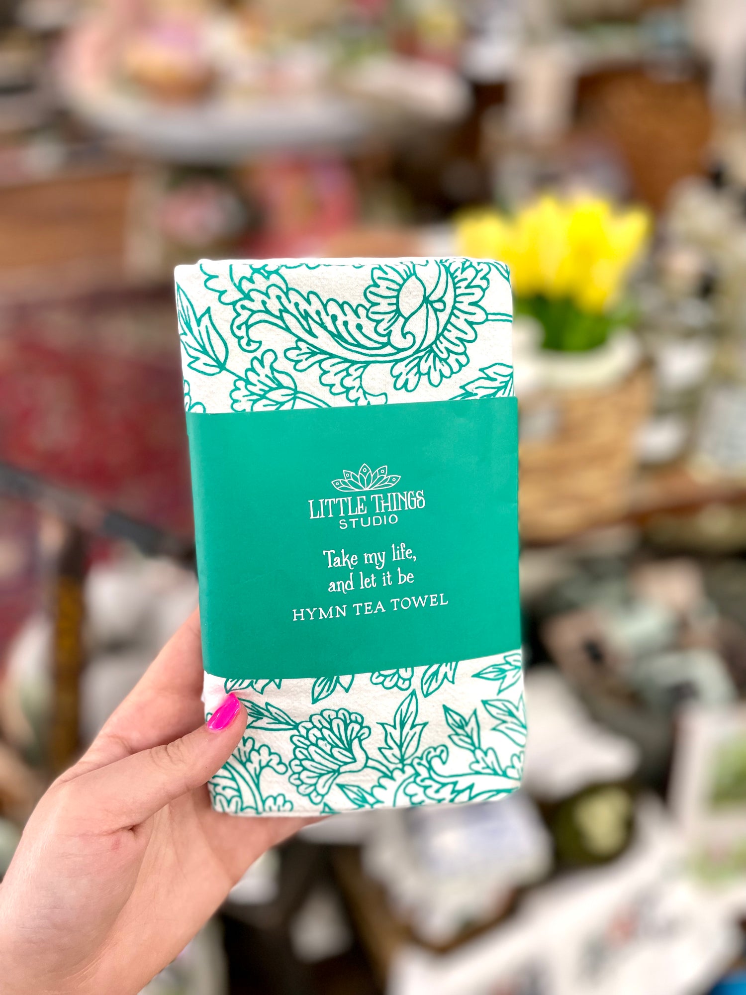 Take My Life and Let It Be Tea Towel