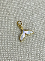 Mother of Pearl Mermaid Tail Charm
