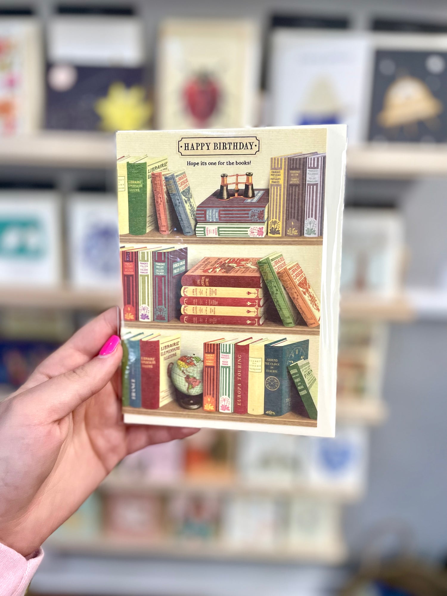 Happy Birthday Books Greeting Card