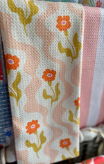 Dreamy Path Geometry Tea Towel
