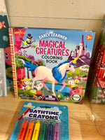 Magical Creatures Square Coloring Book