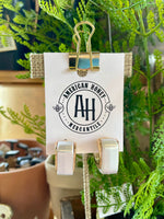 Ivory Glow Hoops