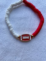Red Game Day Bracelets