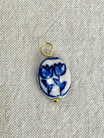 Tulip Porcelain Bead Charm