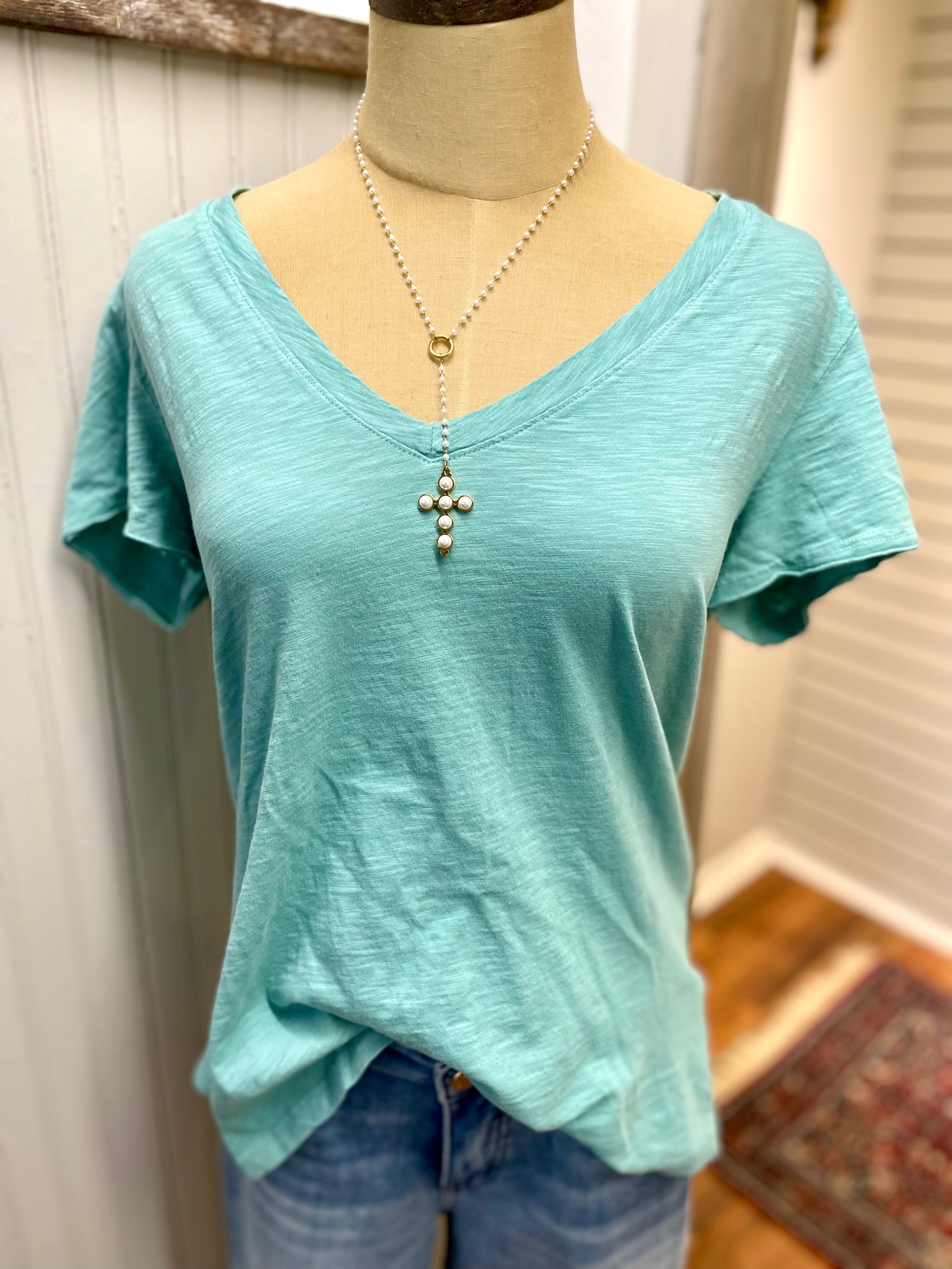 V-Neck Short Sleeve T-shirt