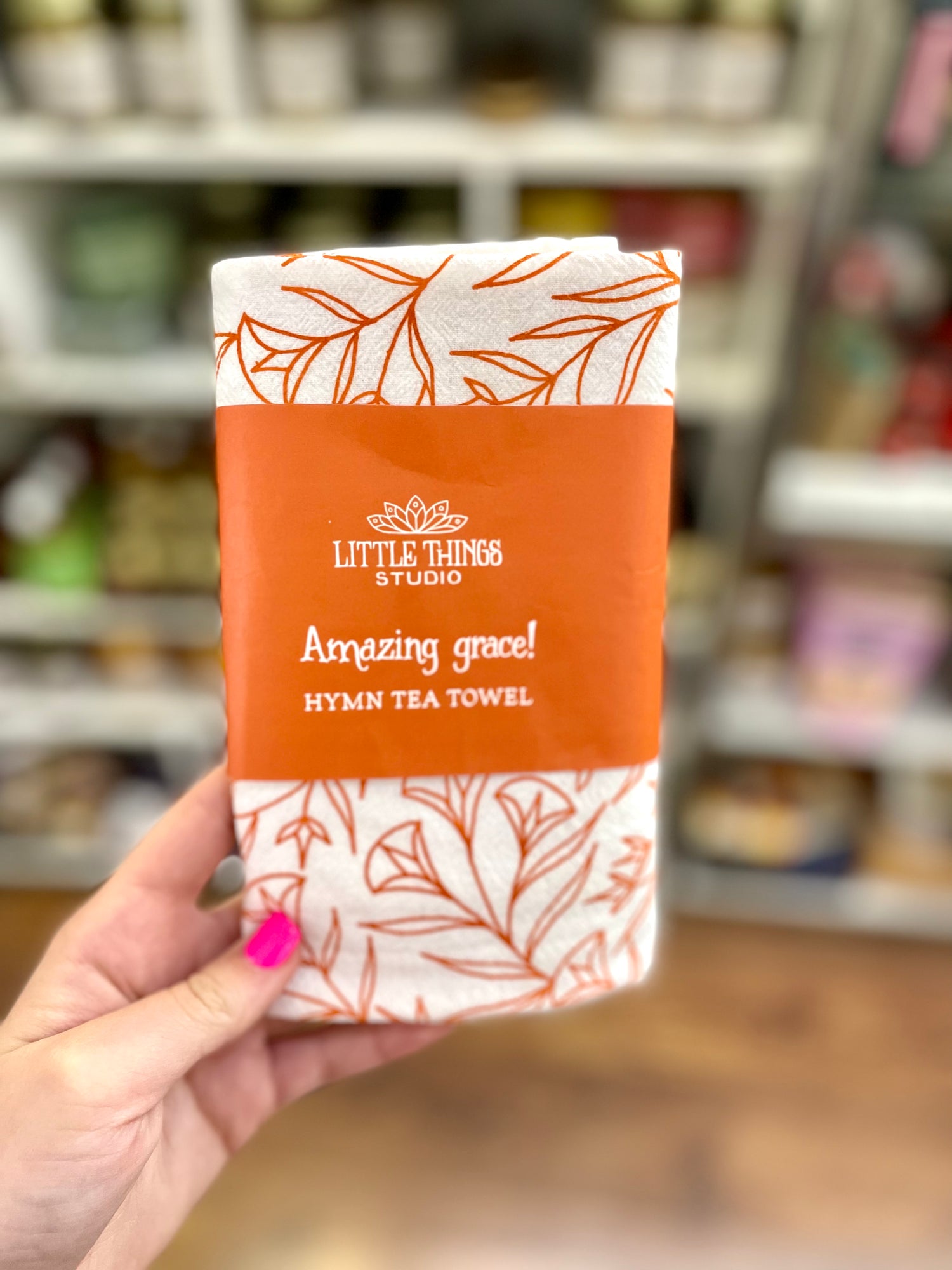 Amazing Grace Tea Towel