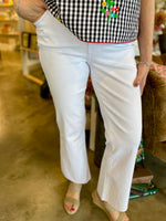 KUT Kelsey Optic High Rise Ankle Flare