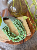 Stone Magnetic Clasp Necklace
