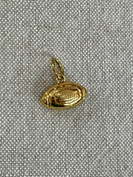 Gold Football Charm