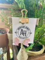 Plaid Rabbit Earring