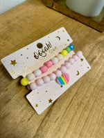 Rainbow Pendant Kids Bracelet