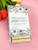 Pregnancy Prayer Cards White