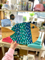 Fish Wall Art Med Wooden
