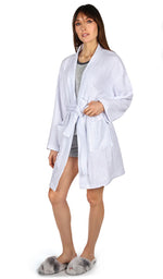 Robe Gauze Short White