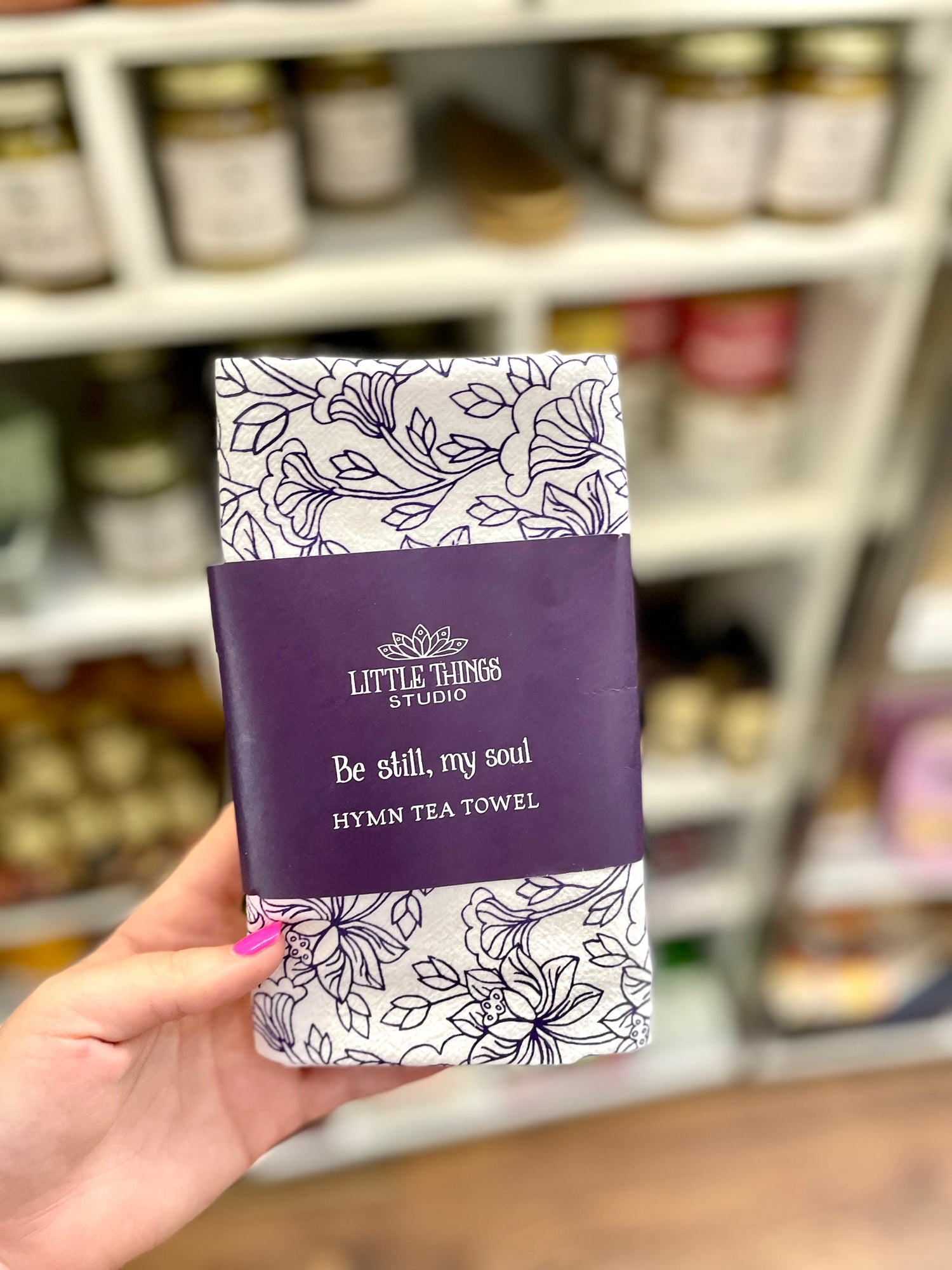 Be Still My Soul Tea Towel