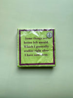 Drinks on Me Cocktail Napkins : Best Friends