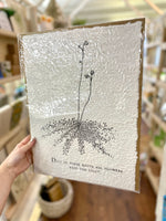 When The Root Is Deep Paper Print