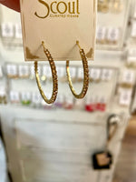 Sparkle & Shine Sm Hoop Rhinestone