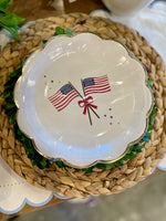 Flags Round Plates