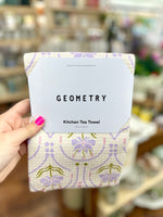 Dome Floral Geometry Tea Towel