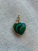 Stone Heart Charm