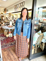 Ivy Jane Midi Print Skirt