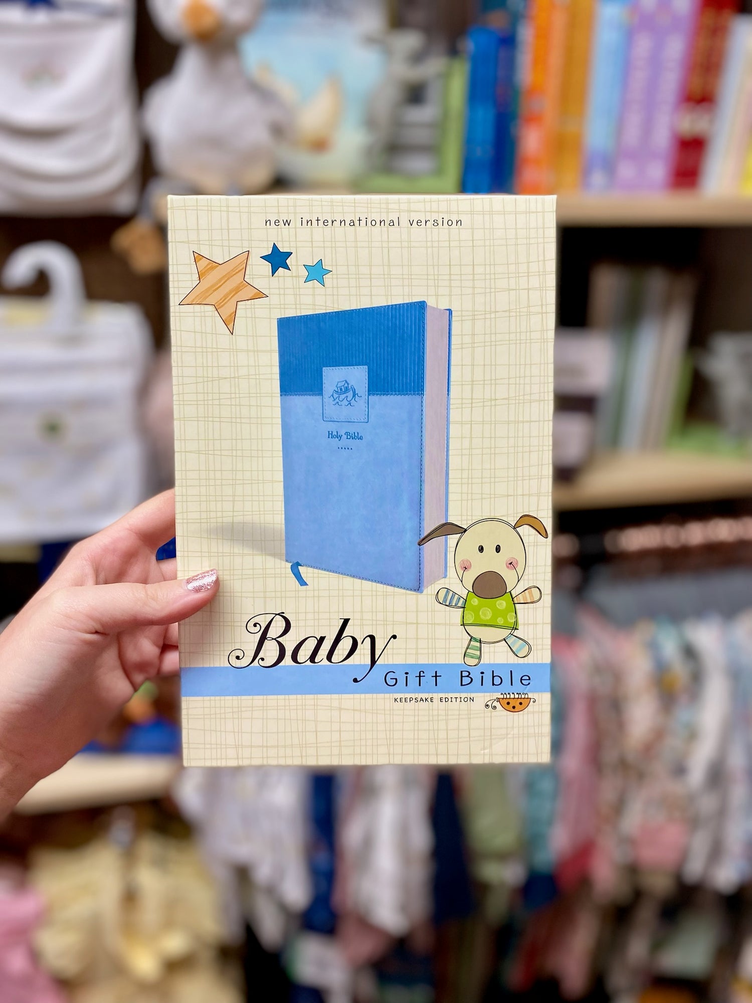 Baby Gift Bible NIV Blue